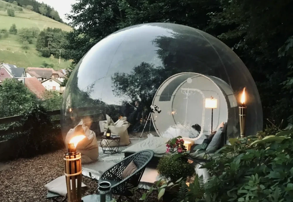 clear inflatable bubble tent